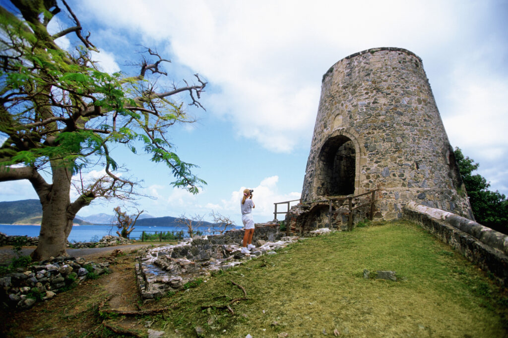 Windmühle auf der Annaberg Sugar Plantation, St. John, Amerikanische Jungferninseln