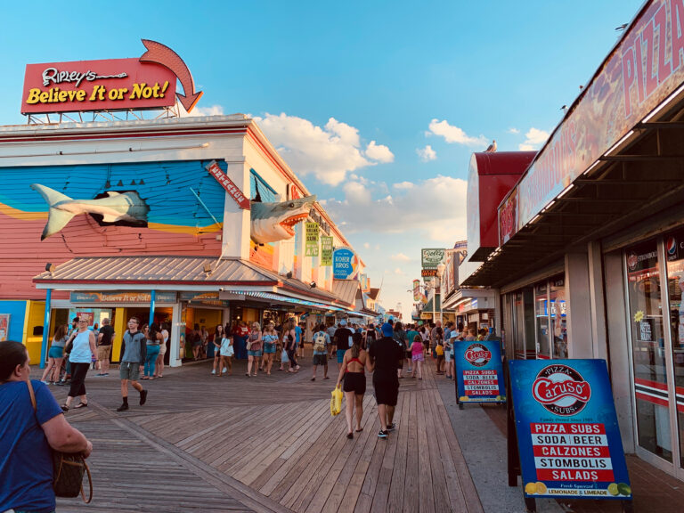 Ocean City, Maryland/Vereinigte,Staaten,30. Juni 2019: Boardwalk